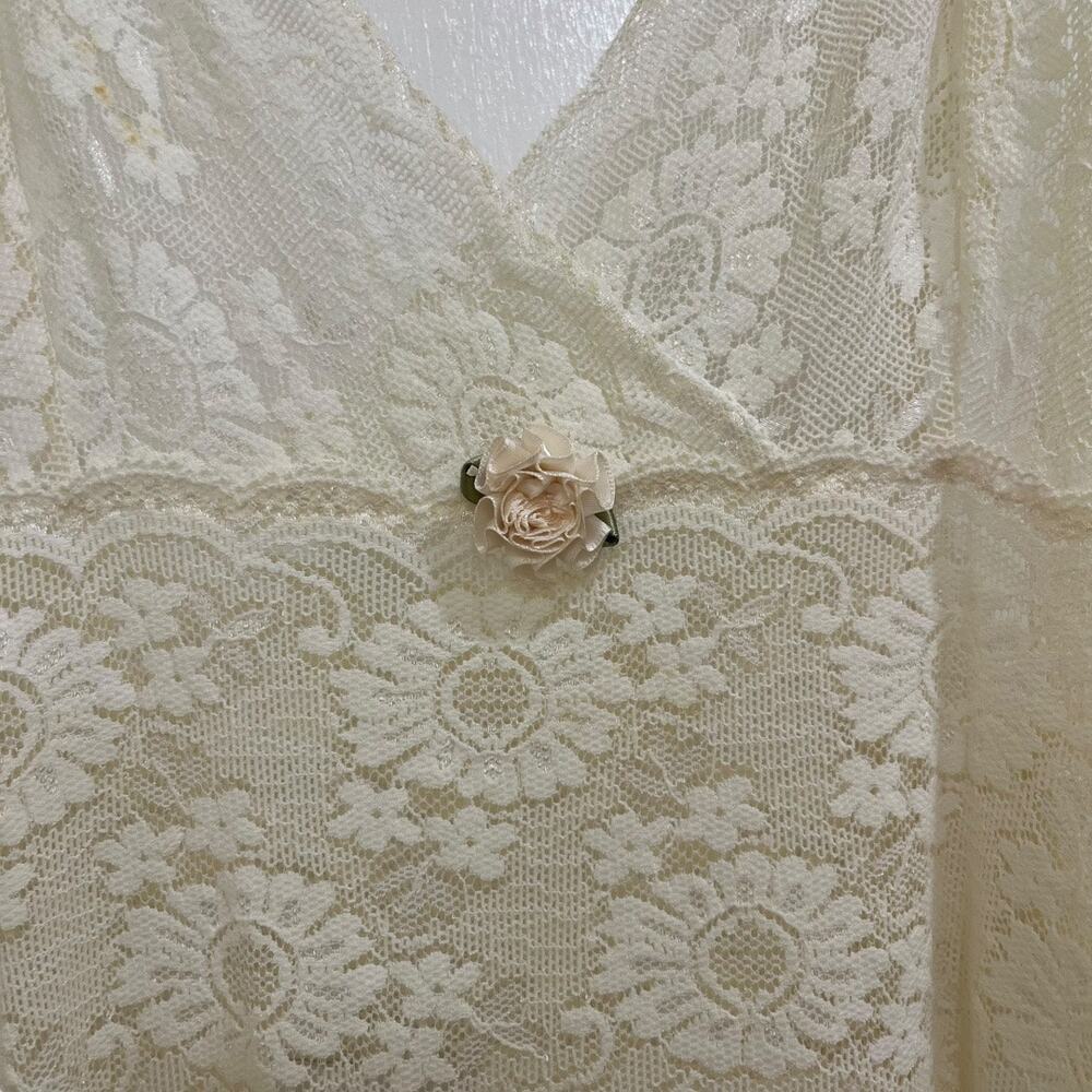 Vintage Kayla lace feminine babydoll lingerie nightgown size XL - Picture 8 of 14